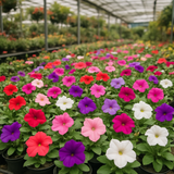 PETUNIA nana compacta (Petunia, Dwarf Mixed)