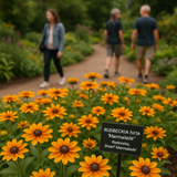 RUDBECKIA hirta 'Marmalade' (Rudbeckia, Dwarf - Marmalade)