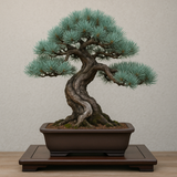 Pinus cembroides monophylla (Blue needled Pinyon Pine, Pinyon Pine)