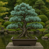 Pinus cembroides monophylla (Blue needled Pinyon Pine, Pinyon Pine)