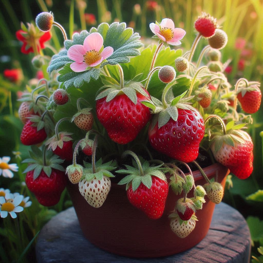 mara de bois strawberry seeds Mara des Bois Strawberry Plants (Bare Roots) (Everbearing)