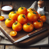 Sun Gold, Sungold F1 Hybrid Tomato, Cherry Tomato (Solanum lycopersicum) Brix rating 8-9