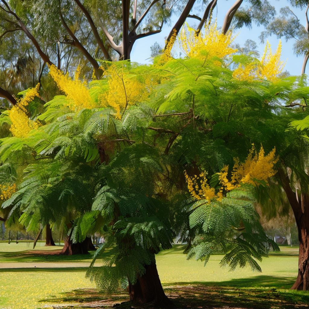 Acacia baileyana (Bailey Acacia, Cootamundra Wattle, Golden Mimosa