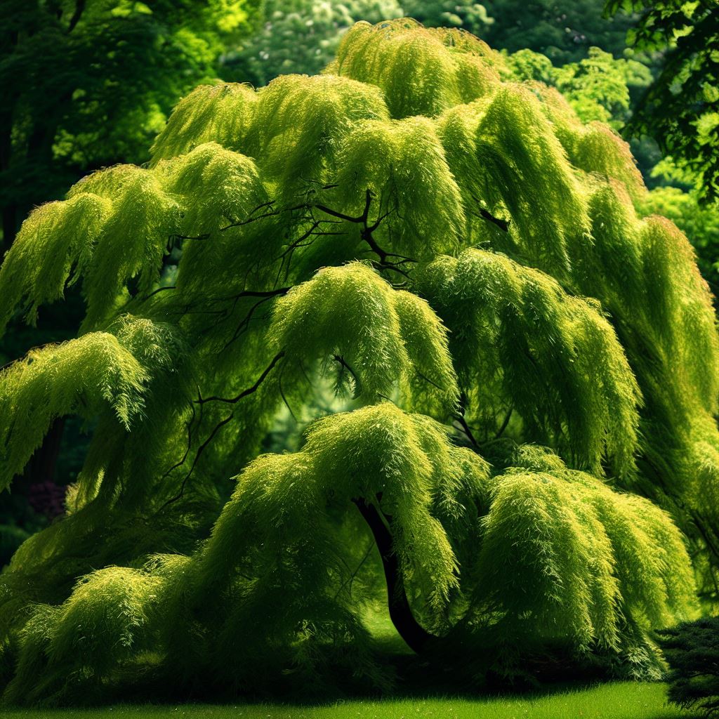 Acer japonicum 'Green Cascade' Fresh/Green Seed (Green Cascade Downy Japanese Maple, Green Cascade Full Moon Maple, Green Cascade Maple)