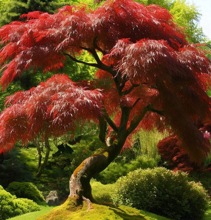 Acer palmatum (Japanese Maple), U.S.A. d.w.