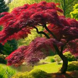 Acer palmatum ssp. matsumurae 'Atropurpureum', d.w. (Bloodleaf Japanese Maple, Red-leaved Japanese Maple)