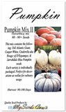 Pumpkin Mix II - Dill Atlantic Giant, Casper White, Cinderella Rouge VIF D'Etampes, & Jarrahdale Blue Pumpkin Seeds