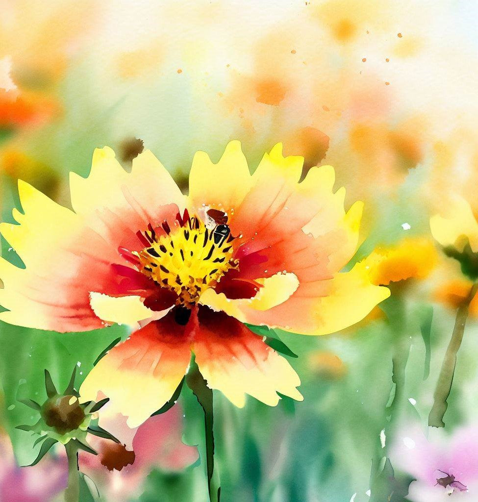COREOPSIS tinctoria (Plains Coreopsis)