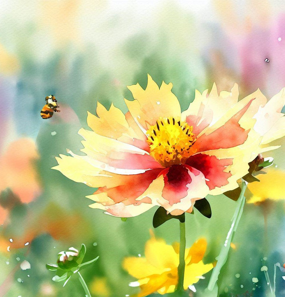 COREOPSIS tinctoria (Plains Coreopsis)