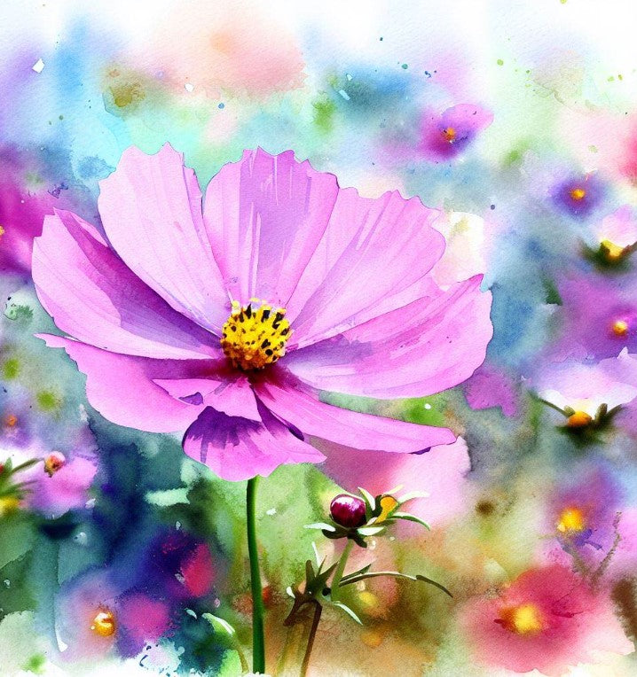 COSMOS bipinnatus (Cosmos, Dwarf Mixed)