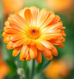 Calendula offinalis (Calendula, Orange: Ball's Orange)