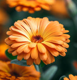 Calendula offinalis (Calendula, Orange: Ball's Orange)