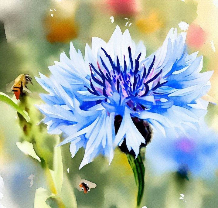 Centaurea cyanus (Cornflower, Tall Blue)