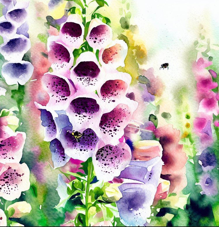 Digitalis purpurea 'Excelsior Mix' (Foxglove, Mixed - Excelsior Mix)