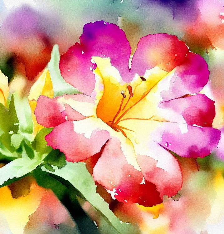 MIRABILIS jalapa (Four O'Clock, Broken Colors) - Bicolor Mix