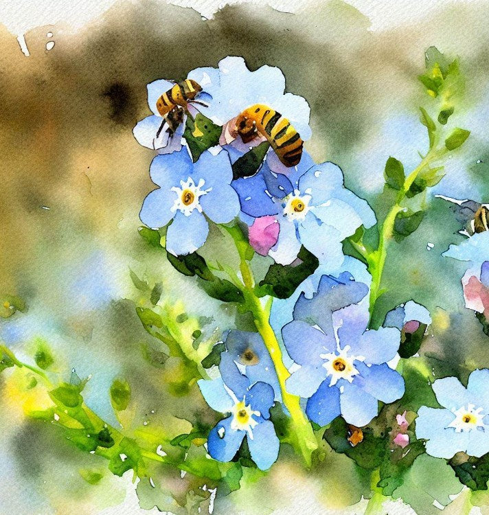 Myosotis sylvatica (Forget-Me-Not, French Forget Me Not) – MySeedsCo