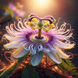 Passiflora incarnata (Maypop, Purple Passionflower, True Passionflower, Wild Apricot, Wild Passion Flower, Wild Passion Vine)