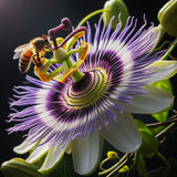 Passiflora incarnata (Maypop, Purple Passionflower, True Passionflower, Wild Apricot, Wild Passion Flower, Wild Passion Vine)