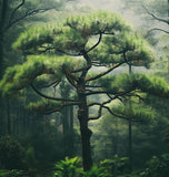 Pinus bungeana (Bunge's Pine, Lace Bark Pine, White-Barked Pine)
