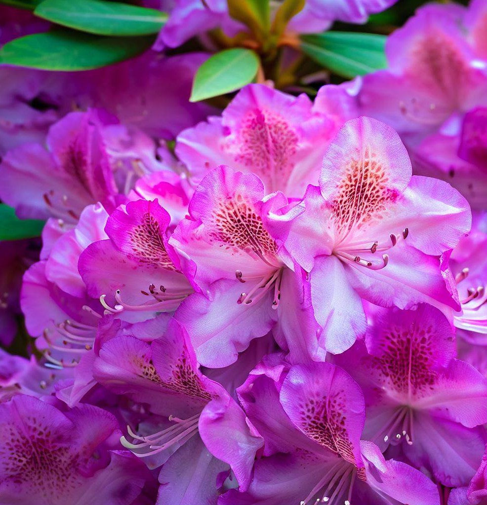 Rhododendron carolinianum pink/purple (Carolina Rhododendron)