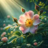 Rosa woodsii (Mountain Rose, Wild Rose, Wood's Rose, Woods' Rose)