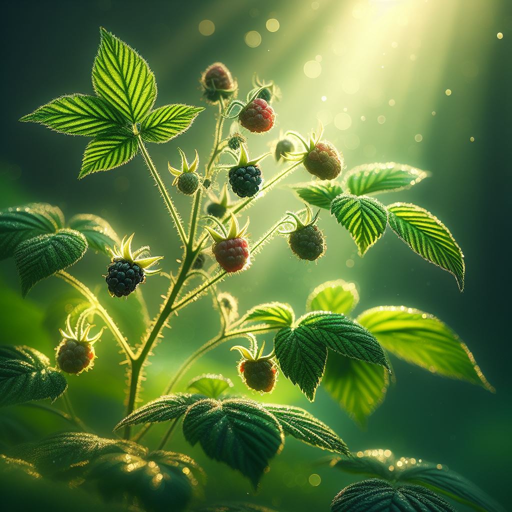 Rubus occidentalis (Black Raspberry, Blackcap Raspberry, Thimbleberry ...