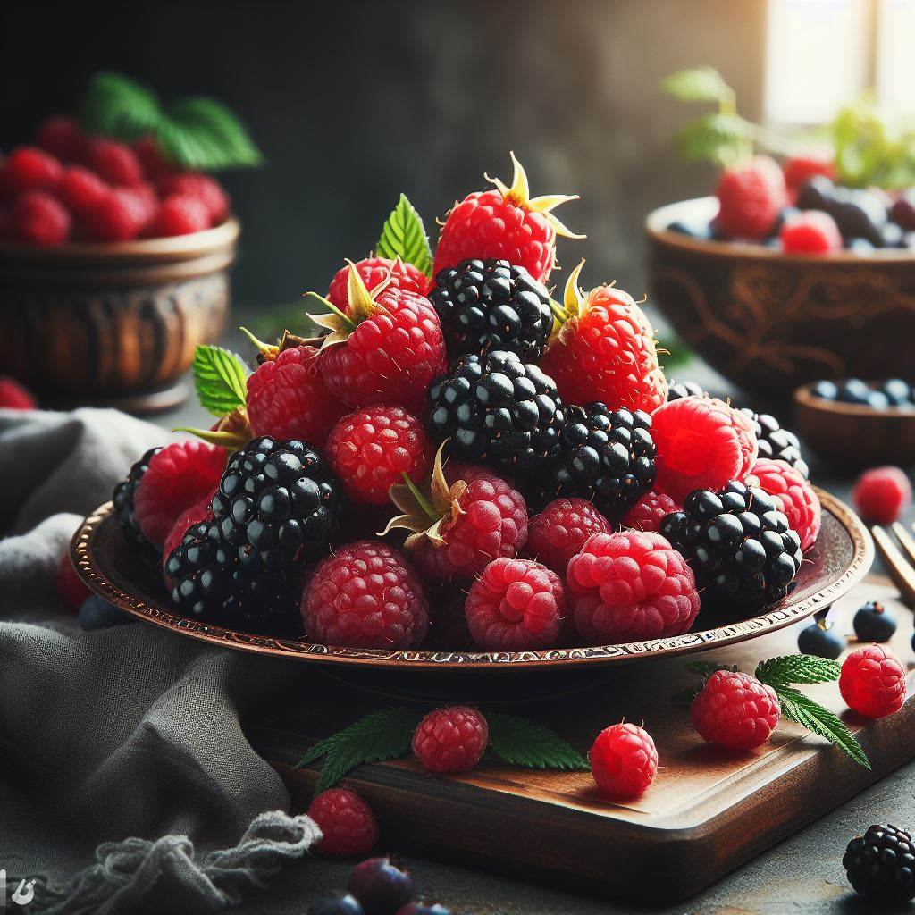 Rubus occidentalis (Black Raspberry, Blackcap Raspberry, Thimbleberry ...