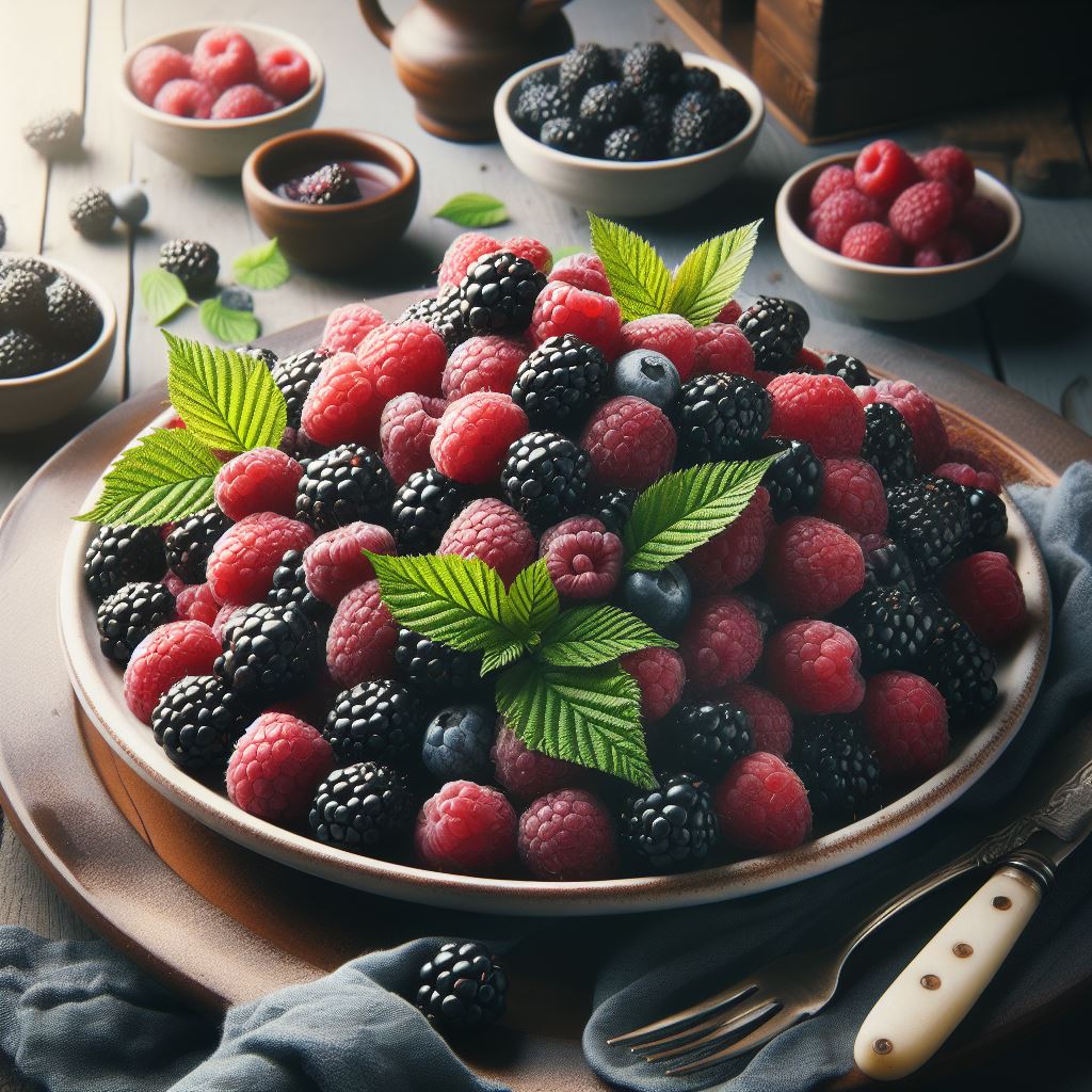 Rubus occidentalis (Black Raspberry, Blackcap Raspberry, Thimbleberry ...