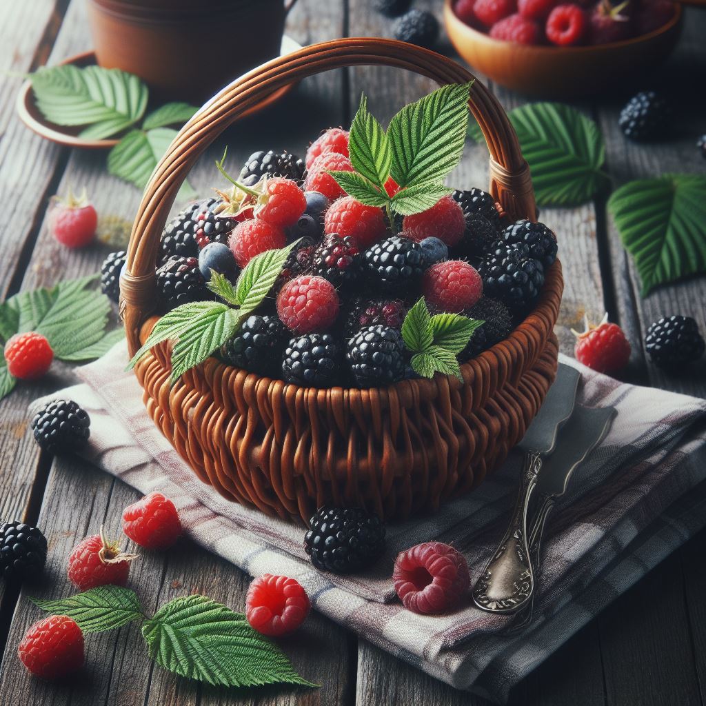 Rubus occidentalis (Black Raspberry, Blackcap Raspberry, Thimbleberry ...