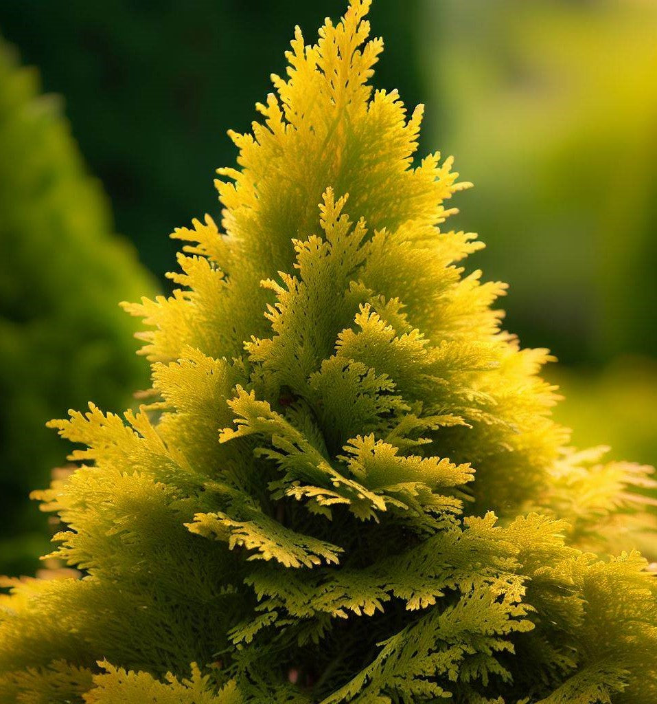 Thuja orientalis aurea (Gold Arborvitae)