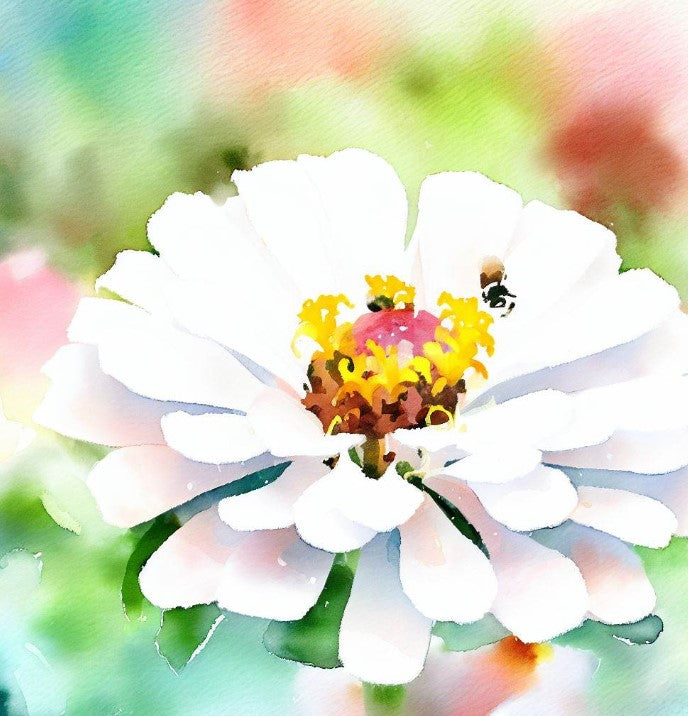 thumbnail image 2 of Polar Bear Zinnia Seeds - Farms 2 of 10