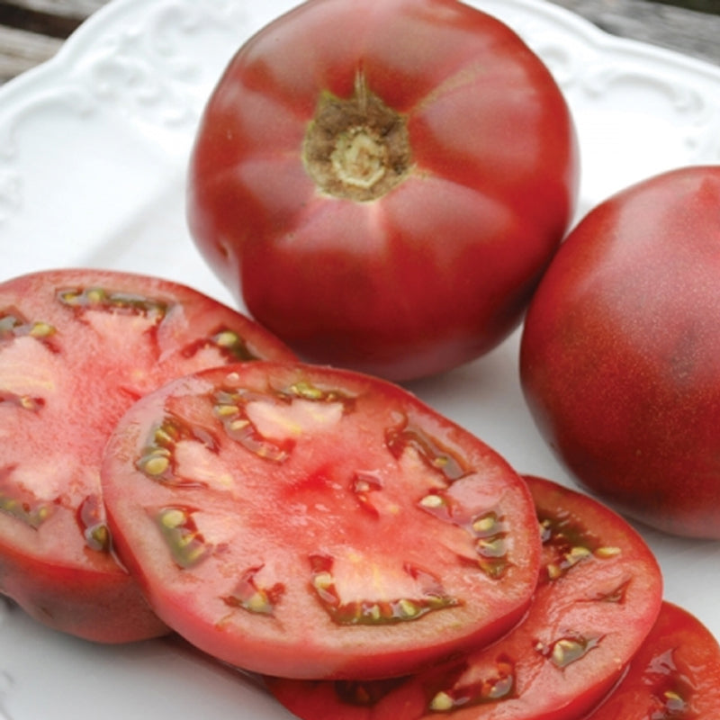 Cherokee Purple, Standard (Slicing) Tomato (Lycopersicon esculentum)